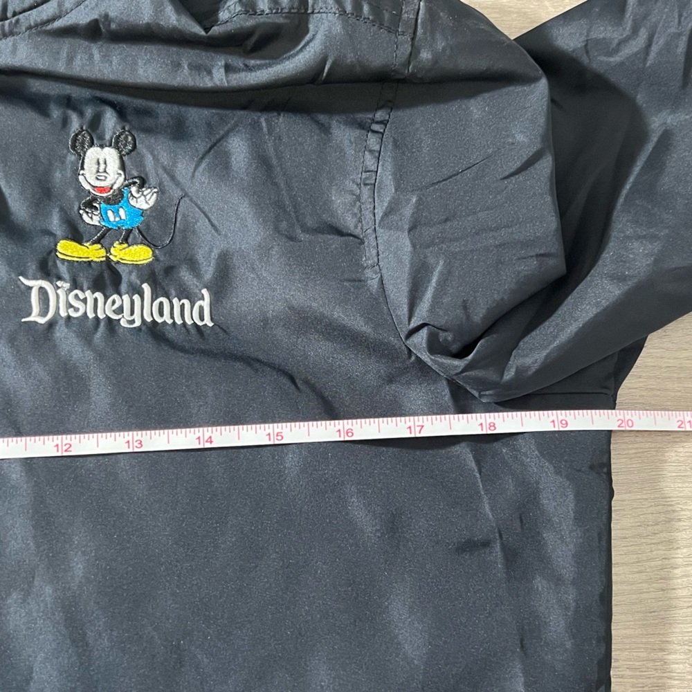 Disney Mickey Mouse Rain lightweight Jacket windbreaker black size small - Picture 7 of 8